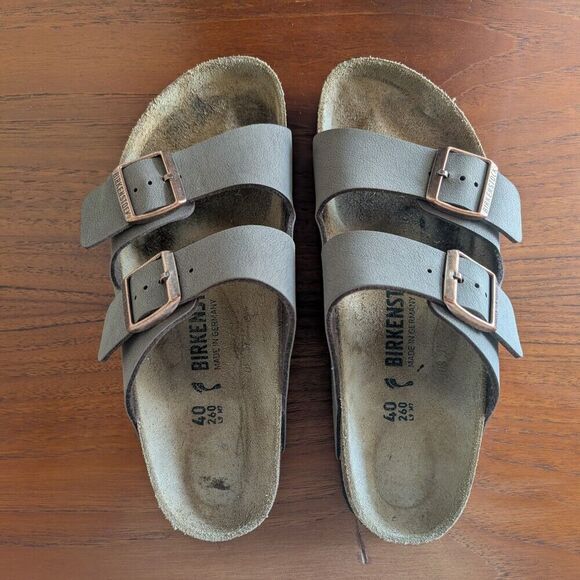 Birkenstock Arizona Sandal Mocha Taupe Copper Cork Comfort Unisex 40 Wmn 9 Men 7 - Picture 4 of 8